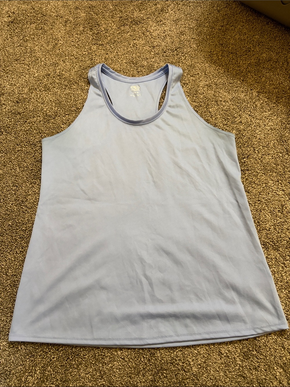 Athletic Works Periwinkle Racerback Tank Top